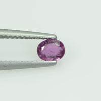 Natural Thai Ruby Loose Gemstone Oval Cut