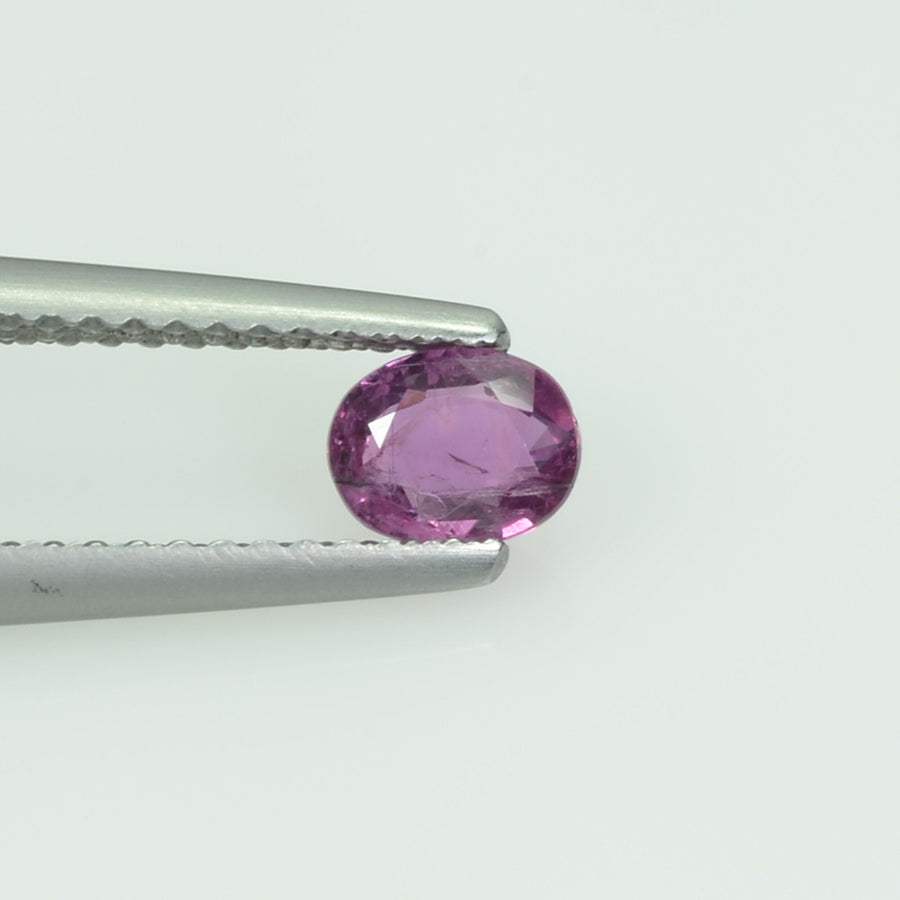 Natural Thai Ruby Loose Gemstone Oval Cut