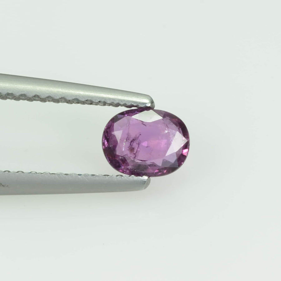 Natural Thai Ruby Loose Gemstone Oval Cut