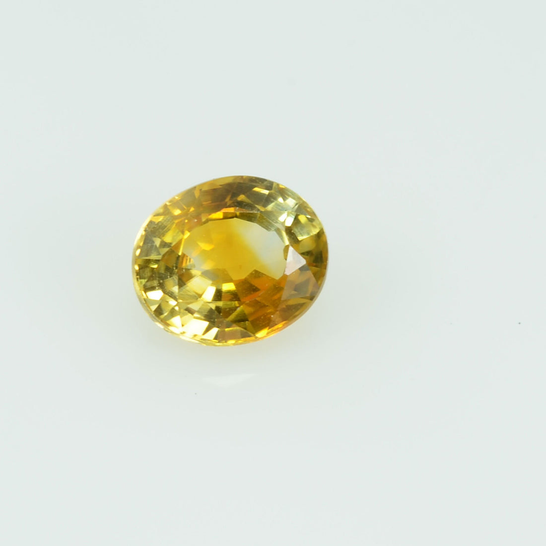 0.46 Cts Natural Yellow Sapphire Loose Gemstone Oval Cut