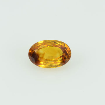 0.47 Cts Natural Yellow Sapphire Loose Gemstone Oval Cut