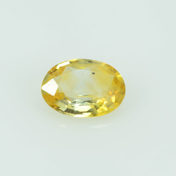 0.58 Cts Natural Yellow Sapphire Loose Gemstone Oval Cut