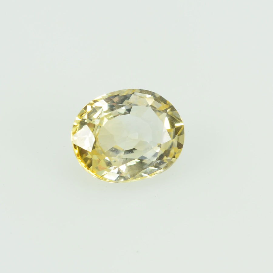 0.62 Cts Natural Yellow Sapphire Loose Gemstone Oval Cut