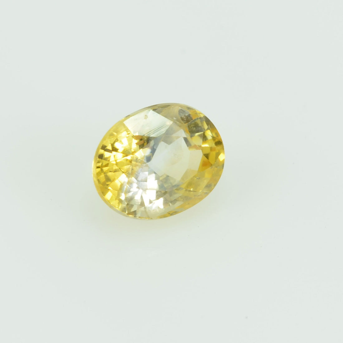 0.65 Cts Natural Yellow Sapphire Loose Gemstone Oval Cut