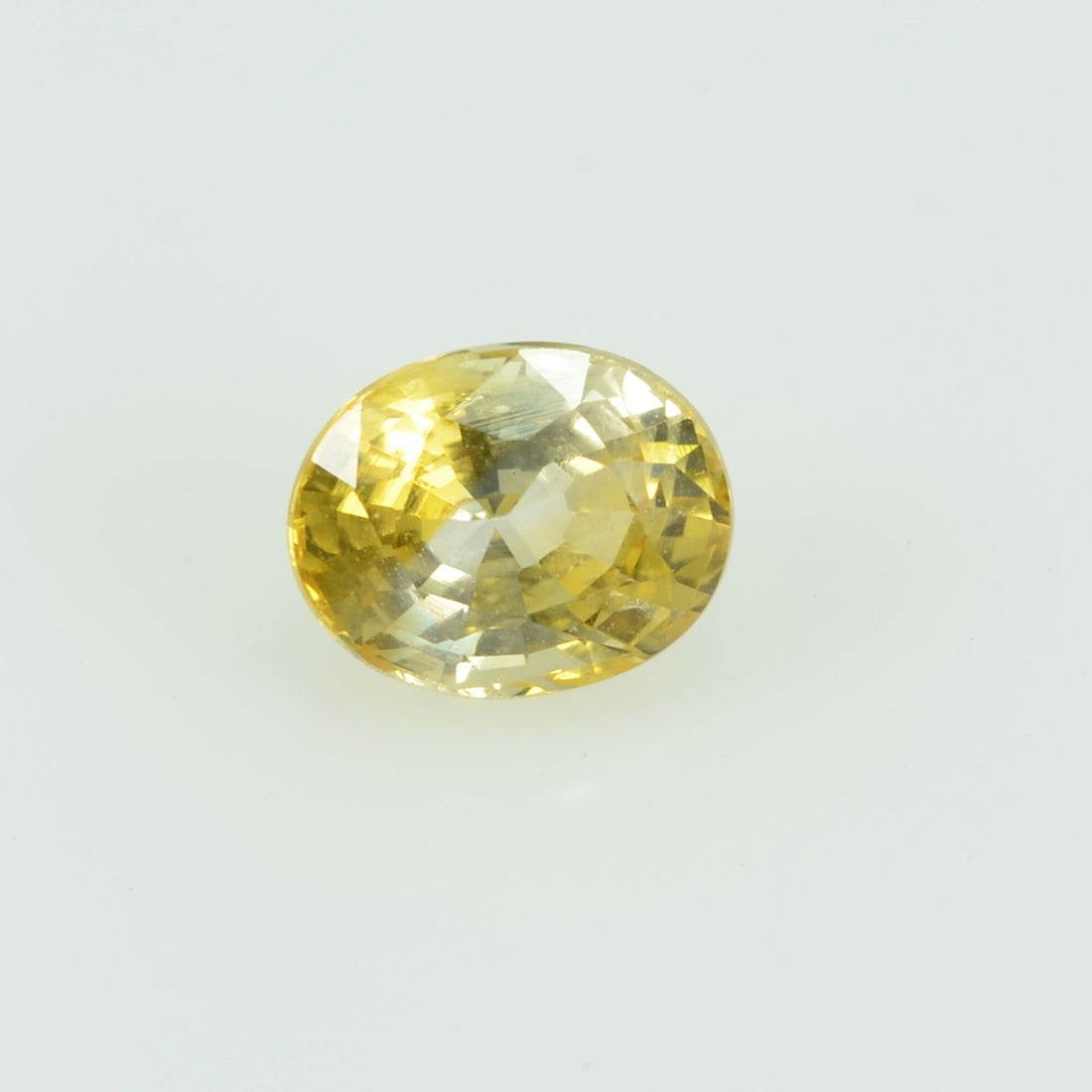 0.65 Cts Natural Yellow Sapphire Loose Gemstone Oval Cut