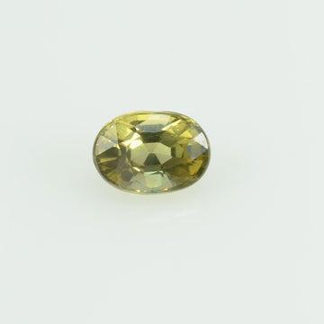 0.42 Cts Natural Yellow Sapphire Loose Gemstone Oval Cut