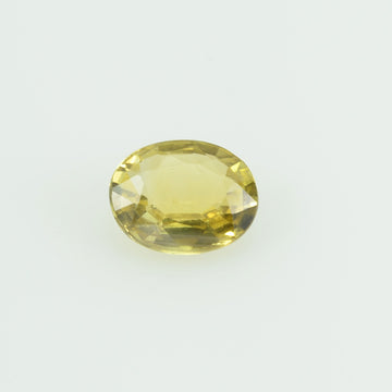 0.39 Cts Natural Yellow Sapphire Loose Gemstone Oval Cut