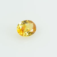 0.44 Cts Natural Yellow Sapphire Loose Gemstone Oval Cut