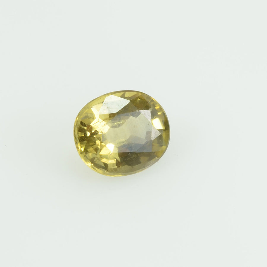 0.46 Cts Natural Yellow Sapphire Loose Gemstone Oval Cut