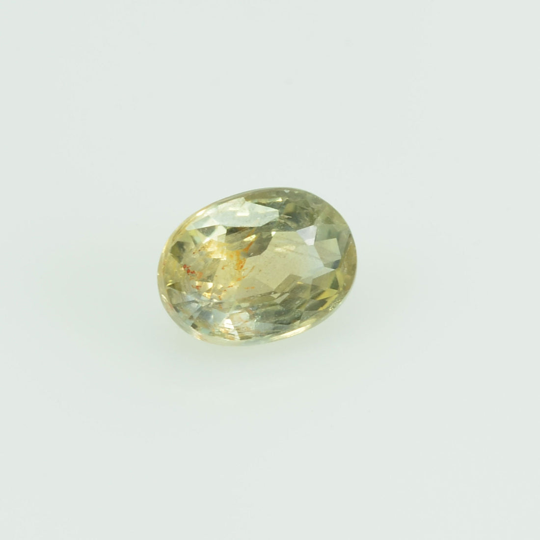 0.46 Cts Natural Yellow Sapphire Loose Gemstone Oval Cut