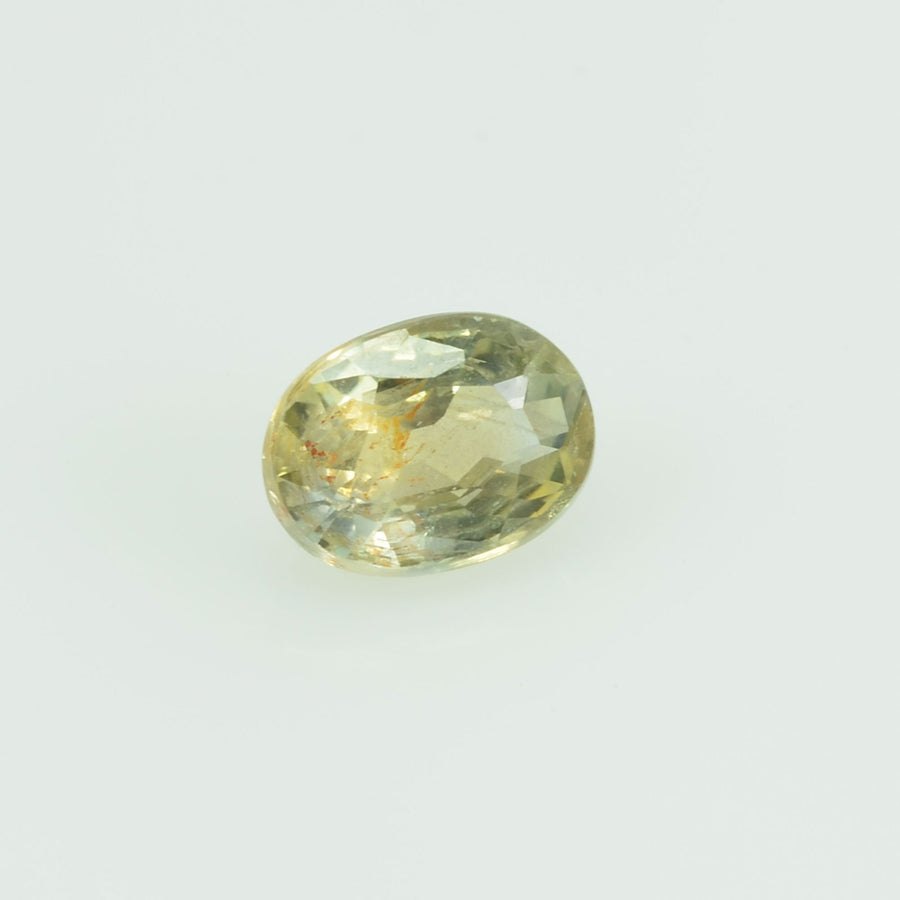 0.46 Cts Natural Yellow Sapphire Loose Gemstone Oval Cut