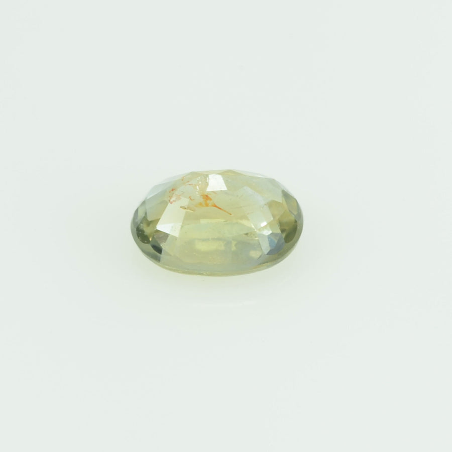 0.46 Cts Natural Yellow Sapphire Loose Gemstone Oval Cut