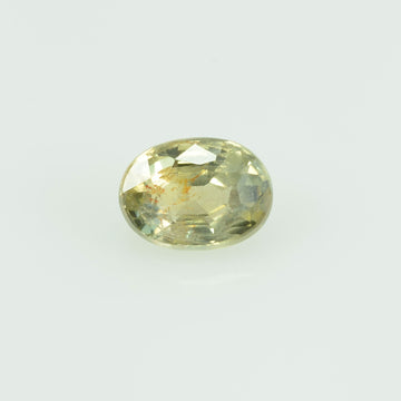 0.46 Cts Natural Yellow Sapphire Loose Gemstone Oval Cut