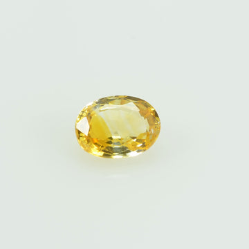 0.50 Cts Natural Yellow Sapphire Loose Gemstone Oval Cut