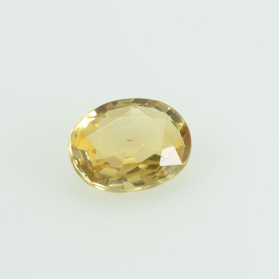 0.64 Cts Natural Yellow Sapphire Loose Gemstone Oval Cut