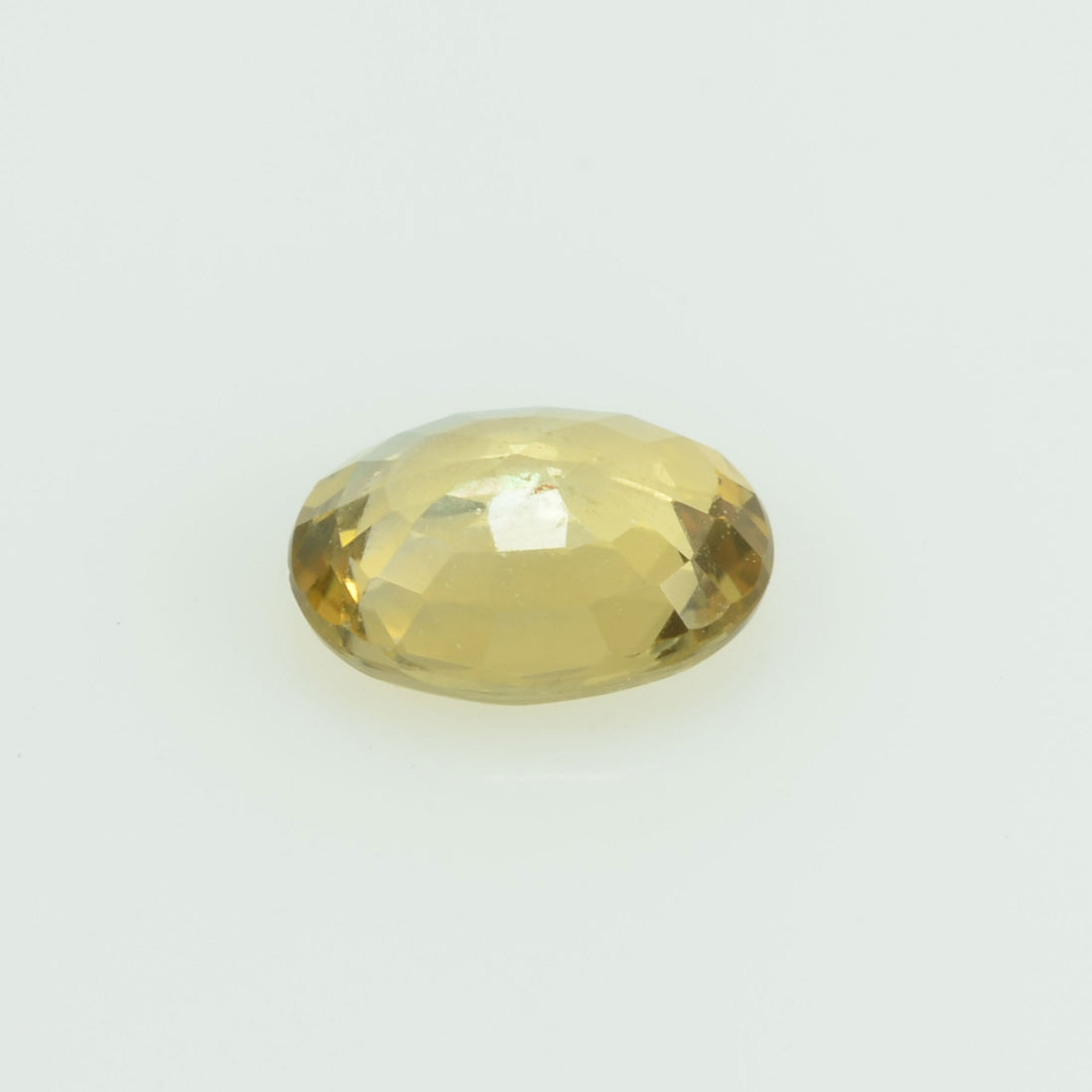 0.64 Cts Natural Yellow Sapphire Loose Gemstone Oval Cut