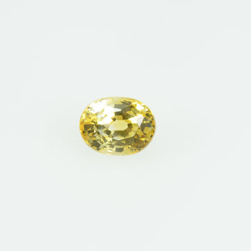 Natural Yellow Sapphire Loose Gemstone Oval Cut