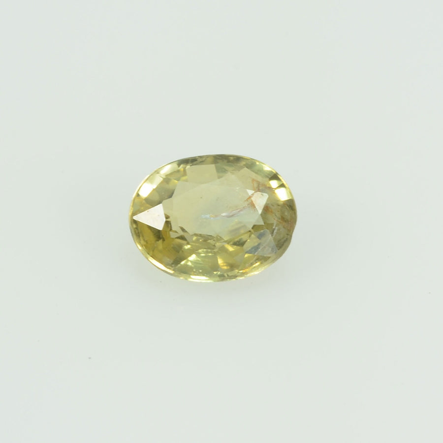 Natural Yellow Sapphire Loose Gemstone Oval Cut