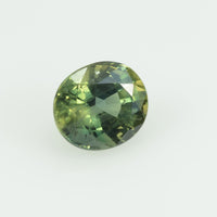 0.98 cts Natural Green Sapphire Loose Gemstone Oval Cut