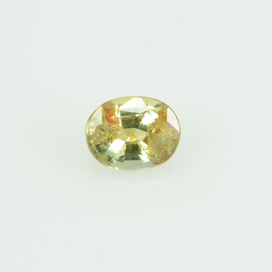 Natural Yellow Sapphire Loose Gemstone Oval Cut