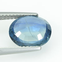 3.11 Cts Natural Blue Sapphire Loose Gemstone Oval Cut