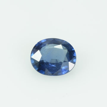 0.87 Cts Natural Blue Sapphire Loose Gemstone Oval Cut