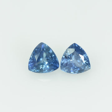 1.22 Cts Natural Blue Sapphire Loose Gemstone Trillion Cut