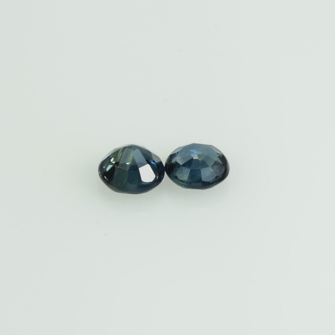 3.7-3.8 mm Natural Blue Sapphire Loose Pair Gemstone Round Cut