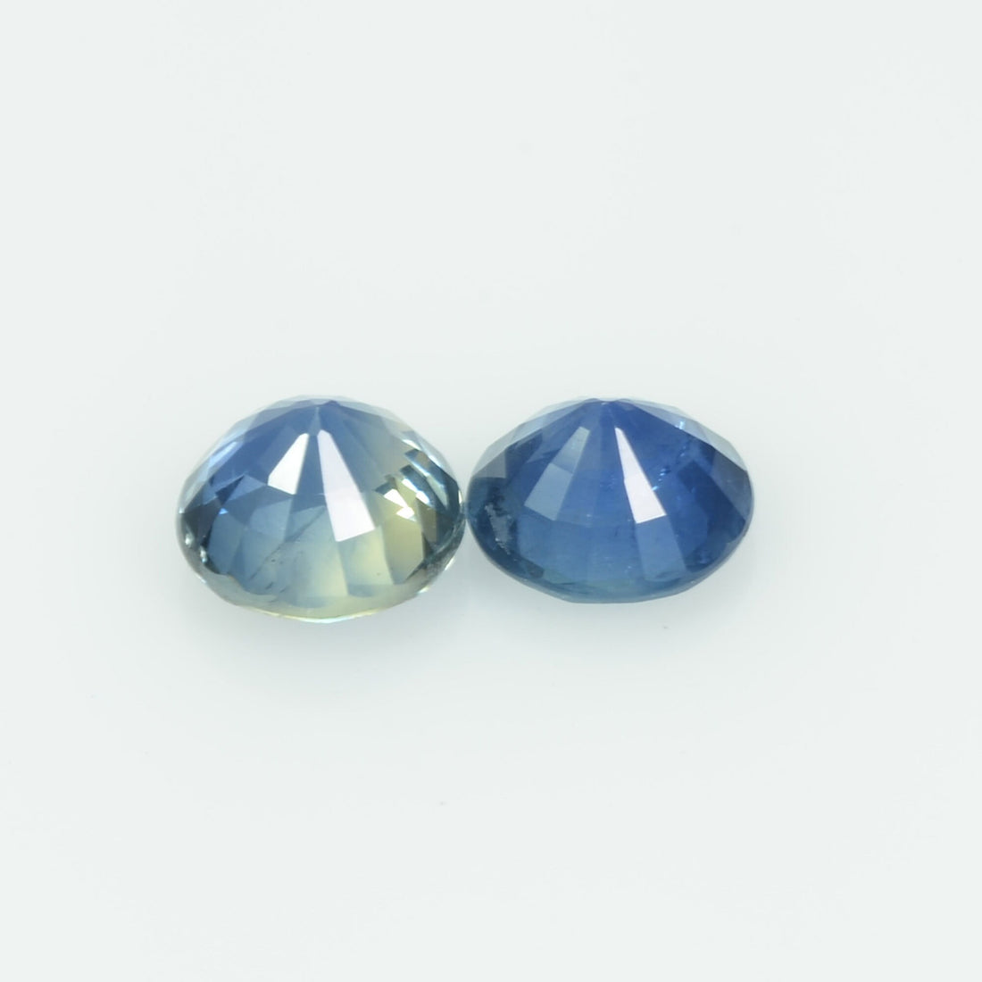 5.5 MM Natural Blue Sapphire Loose Pair Gemstone Round Cut