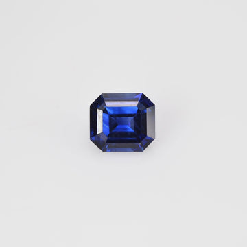 0.68 cts Natural Blue Sapphire Loose Gemstone Emerald Cut