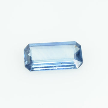 0.65 cts Natural Blue Sapphire Loose Gemstone Emerald Cut