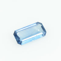 0.65 cts Natural Blue Sapphire Loose Gemstone Emerald Cut