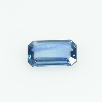 0.72 cts Natural Blue Sapphire Loose Gemstone Emerald Cut