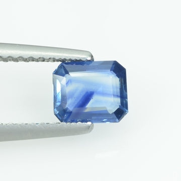 0.79 cts Natural Blue Sapphire Loose Gemstone Emerald Cut