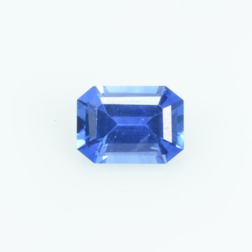 0.87 cts Natural Blue Sapphire Loose Gemstone Emerald Cut