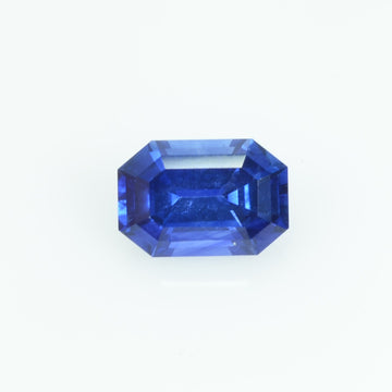 0.89 cts Natural Blue Sapphire Loose Gemstone Emerald Cut