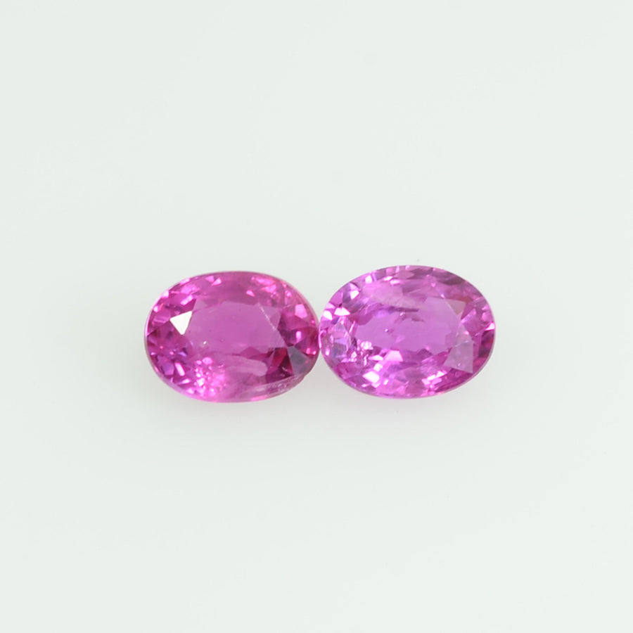 4x3 mm  Natural  Pink Sapphire Loose Gemstone oval Cut - Thai Gems Export Ltd.