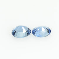 0.88 cts Natural Blue Sapphire Loose Pair Gemstone Oval Cut - Thai Gems Export Ltd.