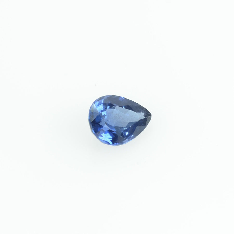 0.25 Cts Natural Blue Sapphire Loose Gemstone Pear Cut