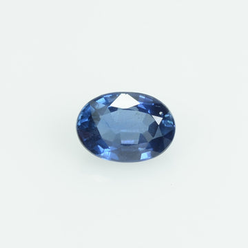 0.63 cts natural blue sapphire loose gemstone oval cut