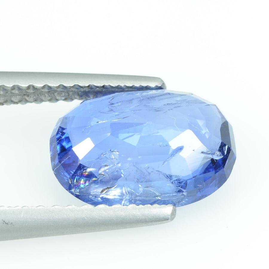 2.49 cts Unheated Burma Natural blue sapphire loose gemstone oval cut