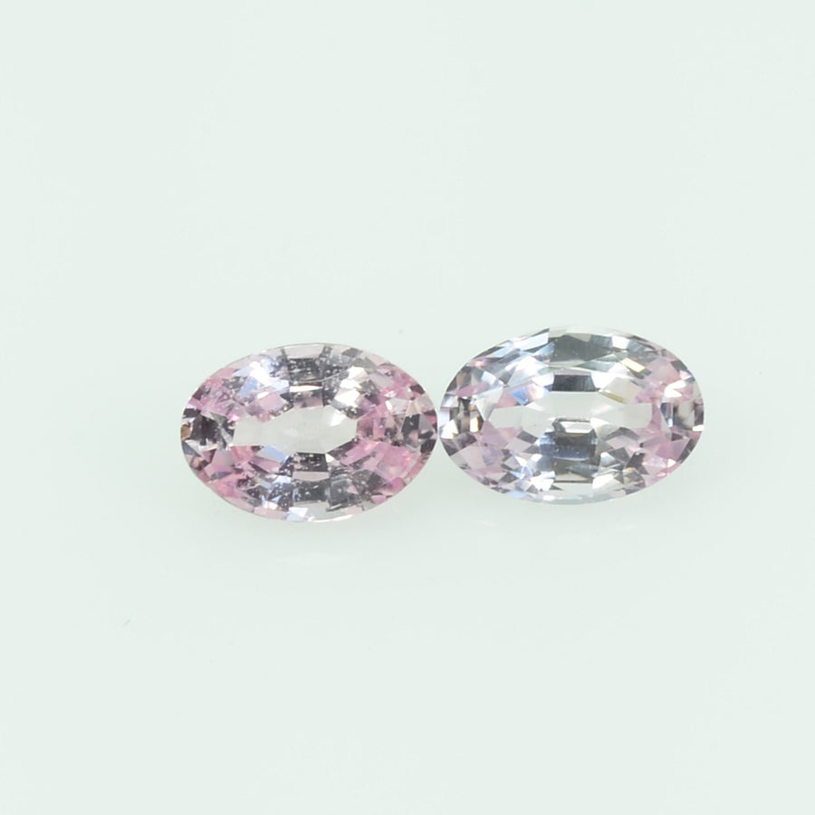 6x4 Natural Pink Sapphire Loose Gemstone oval Cut