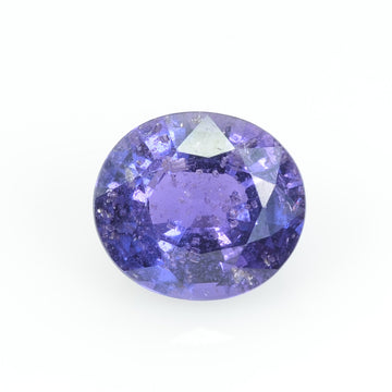 2.29 Cts Unheated Natural Purple Sapphire Loose Gemstone Oval Cut