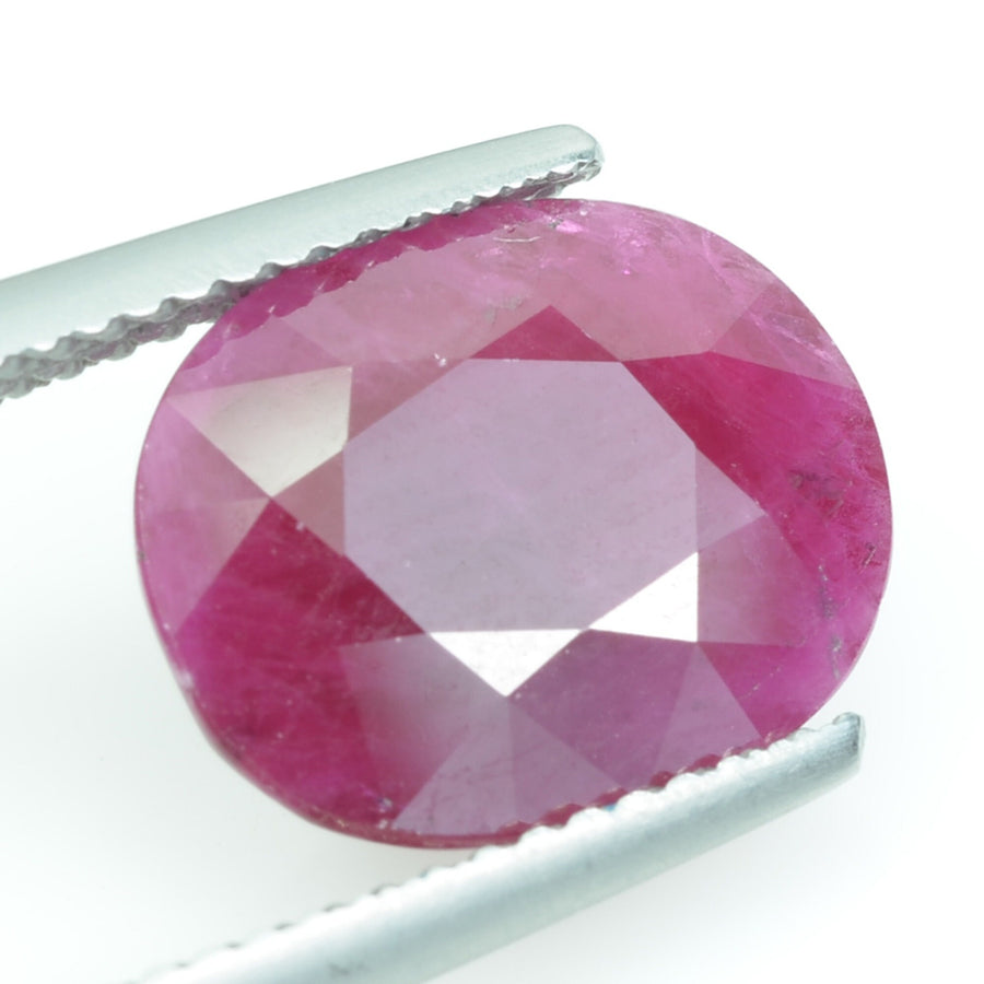 4.14 Cts Natural Ruby Loose Gemstone Oval Cut