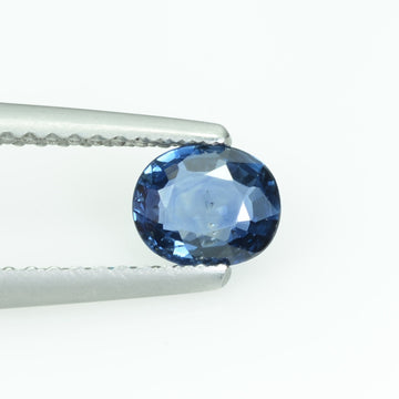 0.57 Cts Natural Blue Sapphire Loose Gemstone Oval Cut