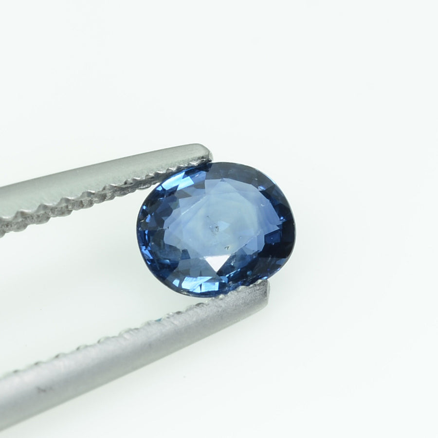 0.57 Cts Natural Blue Sapphire Loose Gemstone Oval Cut