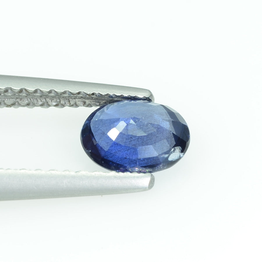 0.81 Cts Natural Blue Sapphire Loose Gemstone Oval Cut
