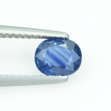 0.87 Cts Natural Blue Sapphire Loose Gemstone Oval Cut