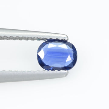 0.41 Cts Natural Blue Sapphire Loose Gemstone Oval Cut