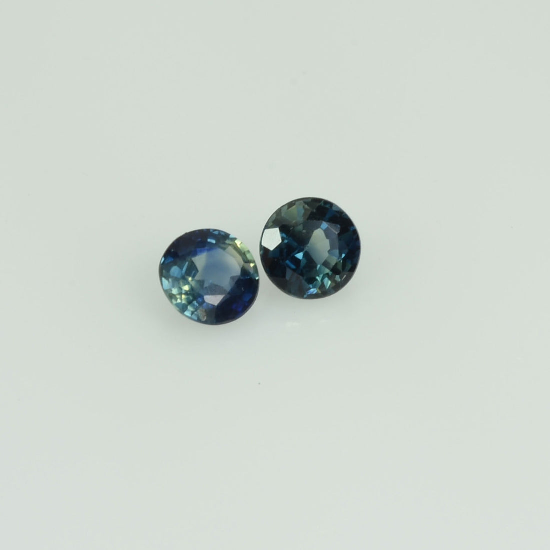 3.5-3.6 mm Natural Blue Sapphire Loose Pair Gemstone Round Cut